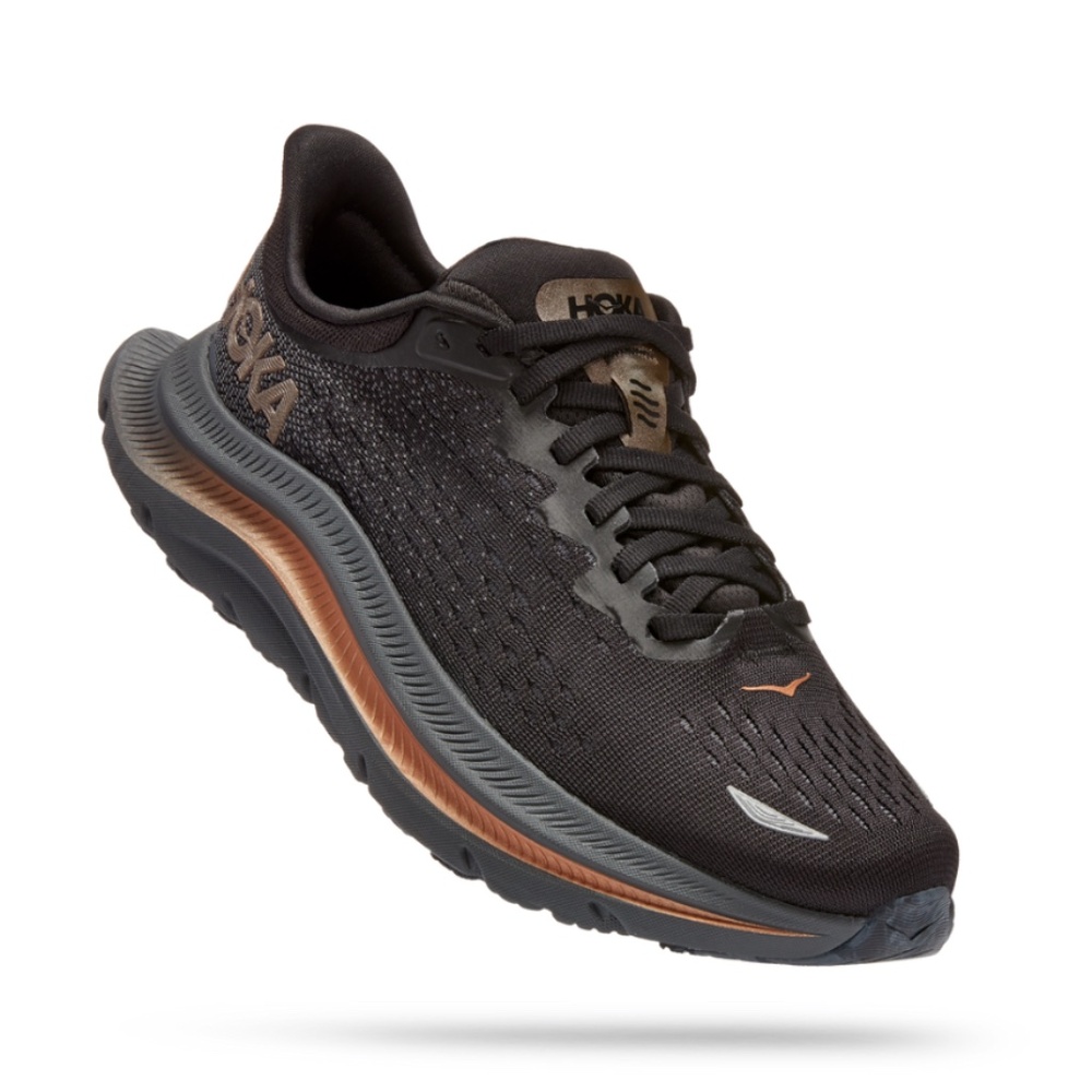 Hoka Black & Copper Kawana Athletic Shoes 8.5